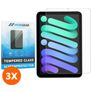 Mobigear iPad Mini 6 (2021) Panzerglas Gehärtetes Glas Displayschutz - Hüllenfreundlich (3er Pack)