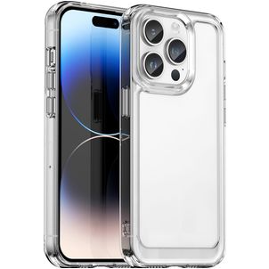 Mobigear Crystal Durchsichtig iPhone 15 Pro Hülle Flexibles TPU Backcover - Transparent