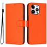 Mobigear Urban Wallet iPhone 16 Pro Max Hülle Klapphülle Geldbörse - Orange