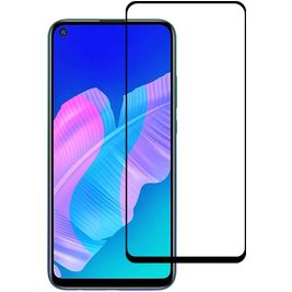 Mobigear Premium Huawei P40 Lite E Panzerglas Gehärtetes Glas Displayschutz - Hüllenfreundlich - Schwarz