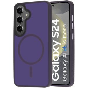 Mobiparts Hardcover Samsung Galaxy S24 MagSafe Hülle Hardcase Backcover - Satin Purple