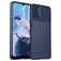 Mobigear Groove Motorola Moto E22i Hülle Flexibles TPU Backcover - Blau