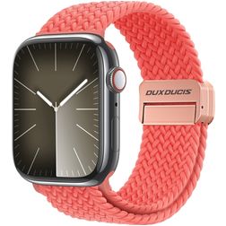 Dux Ducis Mixture Pro Nylon Apple Watch Armband Magnetverschluss - 49/46/45/44 mm - Rot