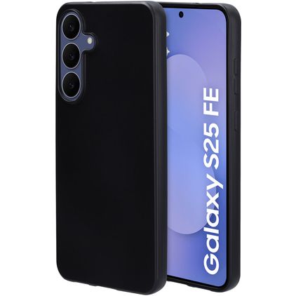 Mobiparts Classic Samsung Galaxy S25 FE Hülle Flexibles TPU Backcover - Schwarz