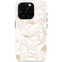MIO iPhone 16 Pro MagSafe Hülle Hardcase Backcover - White Roses
