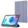 Mobigear Tri-Fold Gel Samsung Galaxy Tab A9 Plus (2023) Hülle TPU,Kunstleder Klapphülle + Stifthalter - Lila