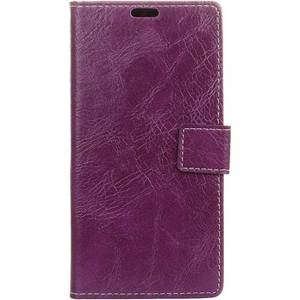 Mobigear Basic Alcatel 1C (2019) Hülle Klapphülle Geldbörse - Lila