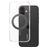 CARE by PanzerGlass Kickstand iPhone 16 MagSafe Hardcase Backcover mit Ständer - Transparent / Schwarz