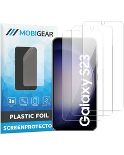 Mobigear Samsung Galaxy S23 Displayschutz Schutzfolie - Hüllenfreundlich (3er Pack)
