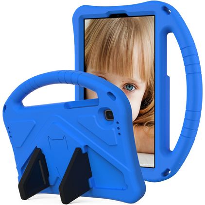 Mobigear AeroArmor Samsung Galaxy Tab A7 Lite Tablet Hülle für Kinder mit Tragegriff + Stifthalter - Blau