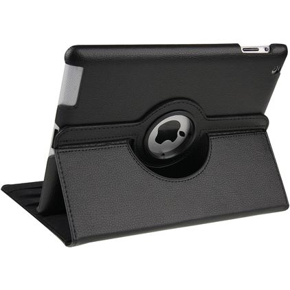 Mobigear DuoStand iPad 3 (2012) Hülle Drehbare Klapphülle - Schwarz