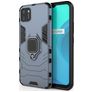 Mobigear Armor Ring Realme C11 (2020) Hülle Hardcase Backcover Stoßfest mit Ringhalter - Blau