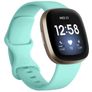 Mobigear Sport Dual Silikon Fitbit Versa 3 Armband Drückerschließe - Türkis