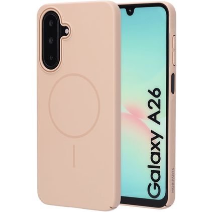 Mobiparts Slim Line Samsung Galaxy A26 MagSafe Hülle Hardcase Backcover - Dune Sand