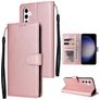 Mobigear Wallet Samsung Galaxy S26 Plus Hülle Klapphülle Geldbörse - Roségold