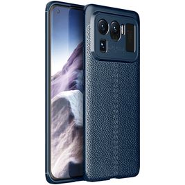 Mobigear Luxury Xiaomi Mi 11 Ultra Hülle Flexibles TPU Backcover - Blau