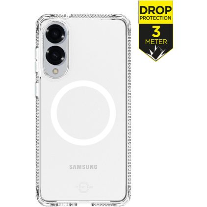 ITSKINS Level 2 HybridMagClear R Durchsichtig Samsung Galaxy S25 Edge MagSafe Hülle Hardcase Backcover Stoßfest - Transparent