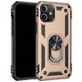 Mobigear Armor Ring iPhone 12 Pro Hülle Hardcase Backcover Stoßfest mit Ringhalter - Gold