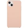 Mobigear Rubber Touch iPhone 15 Silikon Hülle Backcover - Pastellrosa