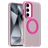 Mobigear Shockproof Samsung Galaxy S24 FE MagSafe Hülle Hardcase Backcover - Pink