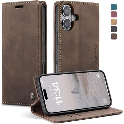 CaseMe 013 iPhone 17 Klapphülle Portemonnaie - Coffee