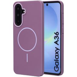 Mobiparts Slim Line Samsung Galaxy A36 MagSafe Hardcase Backcover - Imperial Purple