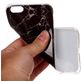 Mobigear Marble iPhone 6s Hülle Flexibles TPU Backcover - Schwarz