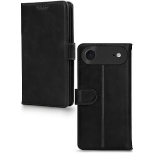 Mobilize Premium Gelly iPhone Air Hülle Klapphülle Geldbörse - Schwarz