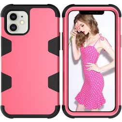 Mobigear Ultra Tough iPhone 12 Mini Hülle Hardcase Backcover Stoßfest - Magenta