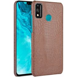 Mobigear Croco HONOR 9X Lite Hülle Hardcase Backcover - Braun