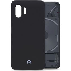 Mobilize Rubber Gelly Nothing Phone (2) Hülle Flexibles TPU Backcover - Matt Black