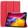 Mobigear Tri-Fold Gel iPad Pro 11 Zoll (2022) Hülle Klapphülle + Stifthalter - Rot