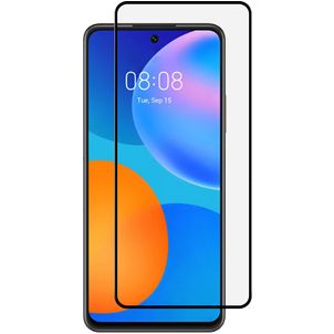 Mobigear Premium Huawei P Smart (2021) Panzerglas Gehärtetes Glas Displayschutz - Hüllenfreundlich - Schwarz