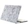 Mobigear Marble MacBook 12 Zoll (2015-2017) Hardshell Hülle Laptop Cover MacBook Case - Weiß / Grau - Modell A1534