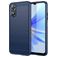 Mobigear Brushed Slim OPPO A17 Hülle Flexibles TPU Backcover - Blau