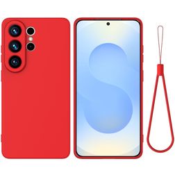 Mobigear Rubber Touch Samsung Galaxy S26 Ultra Silikon Hülle Backcover - Rot