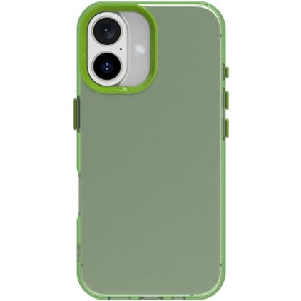Mobigear Crystal iPhone 16 Plus Hardcase Backcover - Grün