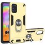 Mobigear Armor Ring Samsung Galaxy A31 Hülle Hardcase Backcover Stoßfest mit Ringhalter - Gold