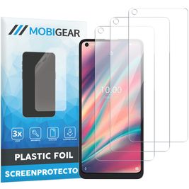 Mobigear Wiko View 5 Plus Displayschutz Schutzfolie - Hüllenfreundlich (3er Pack)