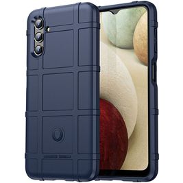 Mobigear Rugged Shield Samsung Galaxy A13 5G Hülle Flexibles TPU Backcover Stoßfest - Blau