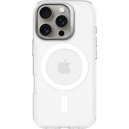 Decoded Recycled iPhone 16 Pro MagSafe Hülle Hardcase Backcover - Frosted White