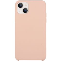 Mobigear Rubber Touch iPhone 15 Plus Silikon Hülle Backcover - Pastellrosa