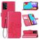 Mobigear Clover Samsung Galaxy A52 Klapphülle Portemonnaie - Magenta