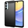 Mobigear Brushed Slim Samsung Galaxy A16 Hülle Flexibles TPU Backcover - Schwarz