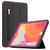 Mobigear Tri-Fold Folio iPad 8 (2020) Hülle Klapphülle + Stifthalter - Schwarz / Magenta