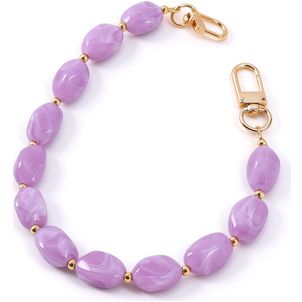 Mobigear Kunststoff Pebble Verstellbare Universal-Handykette - Orchid Purple
