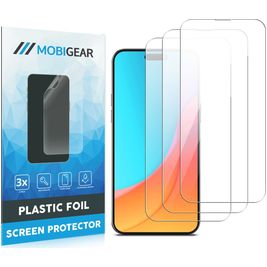 Mobigear iPhone 16 Pro Displayschutz Schutzfolie - Hüllenfreundlich (3er Pack)