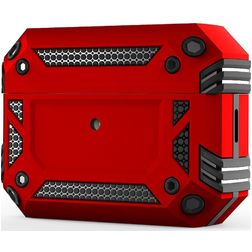 Mobigear Armor Apple AirPods Pro 2 Stoßfeste Hardcase Hülle - Rot