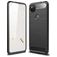 Mobigear Brushed Slim Google Pixel 4a Hülle Flexibles TPU Backcover - Schwarz