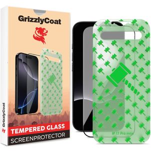 GrizzlyCoat Easy Align iPhone 17 Pro Panzerglas Gehärtetes Glas Displayschutz - Hüllenfreundlich + Applikator